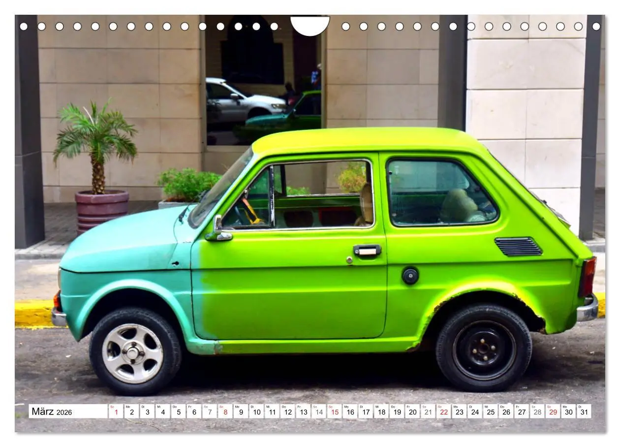 Bild: 9783457776902 | Polski Fiat 126p - Kult auf Kuba (Wandkalender 2026 DIN A4 quer),...