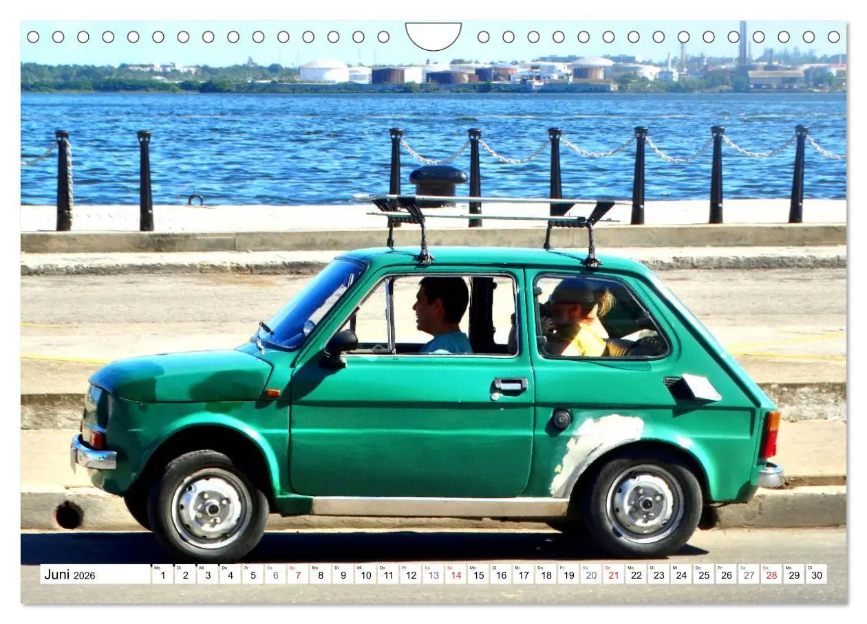 Bild: 9783457776902 | Polski Fiat 126p - Kult auf Kuba (Wandkalender 2026 DIN A4 quer),...