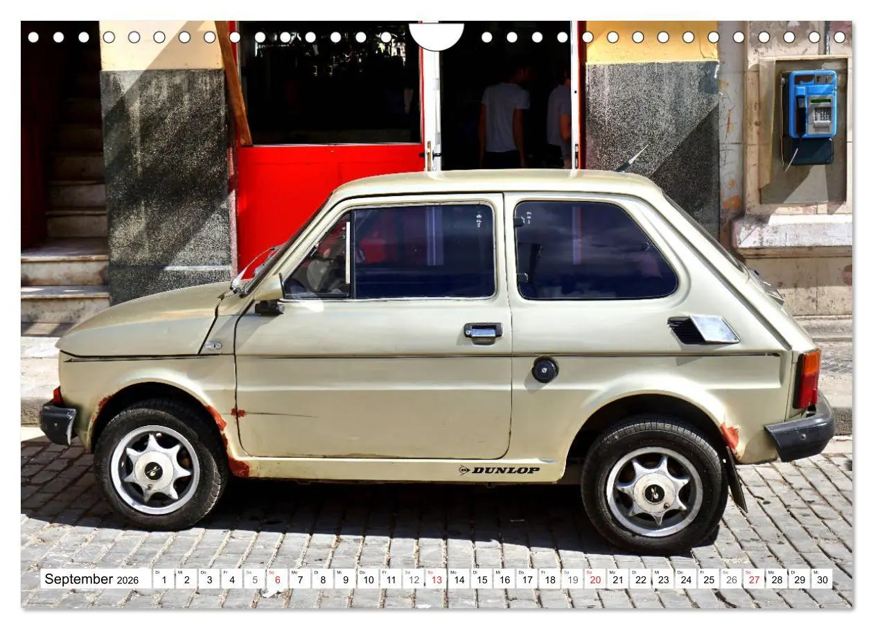 Bild: 9783457776902 | Polski Fiat 126p - Kult auf Kuba (Wandkalender 2026 DIN A4 quer),...