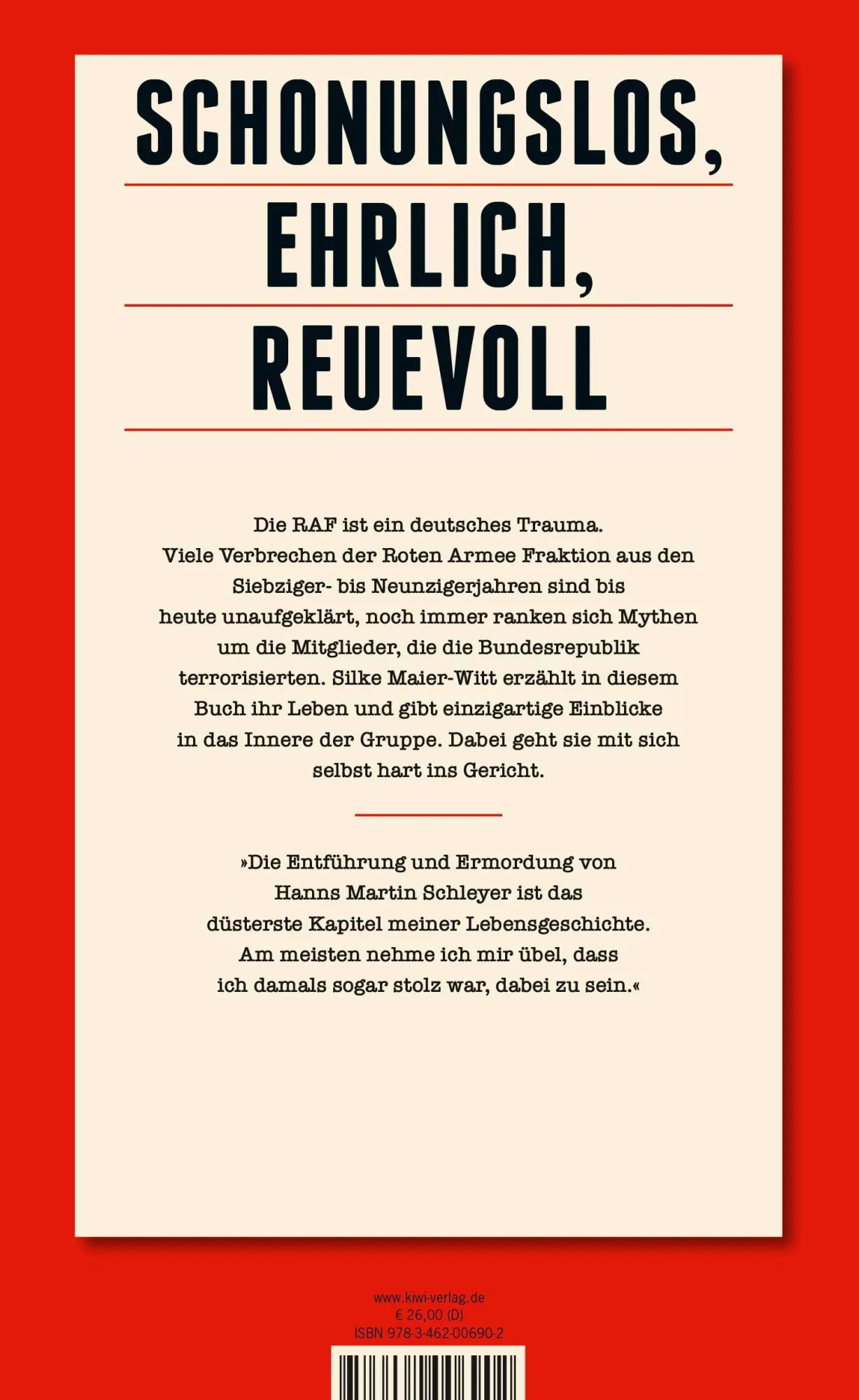 Rückseite: 9783462006902 | Ich dachte, bis dahin bin ich tot | Silke Maier-Witt | Buch | 384 S.