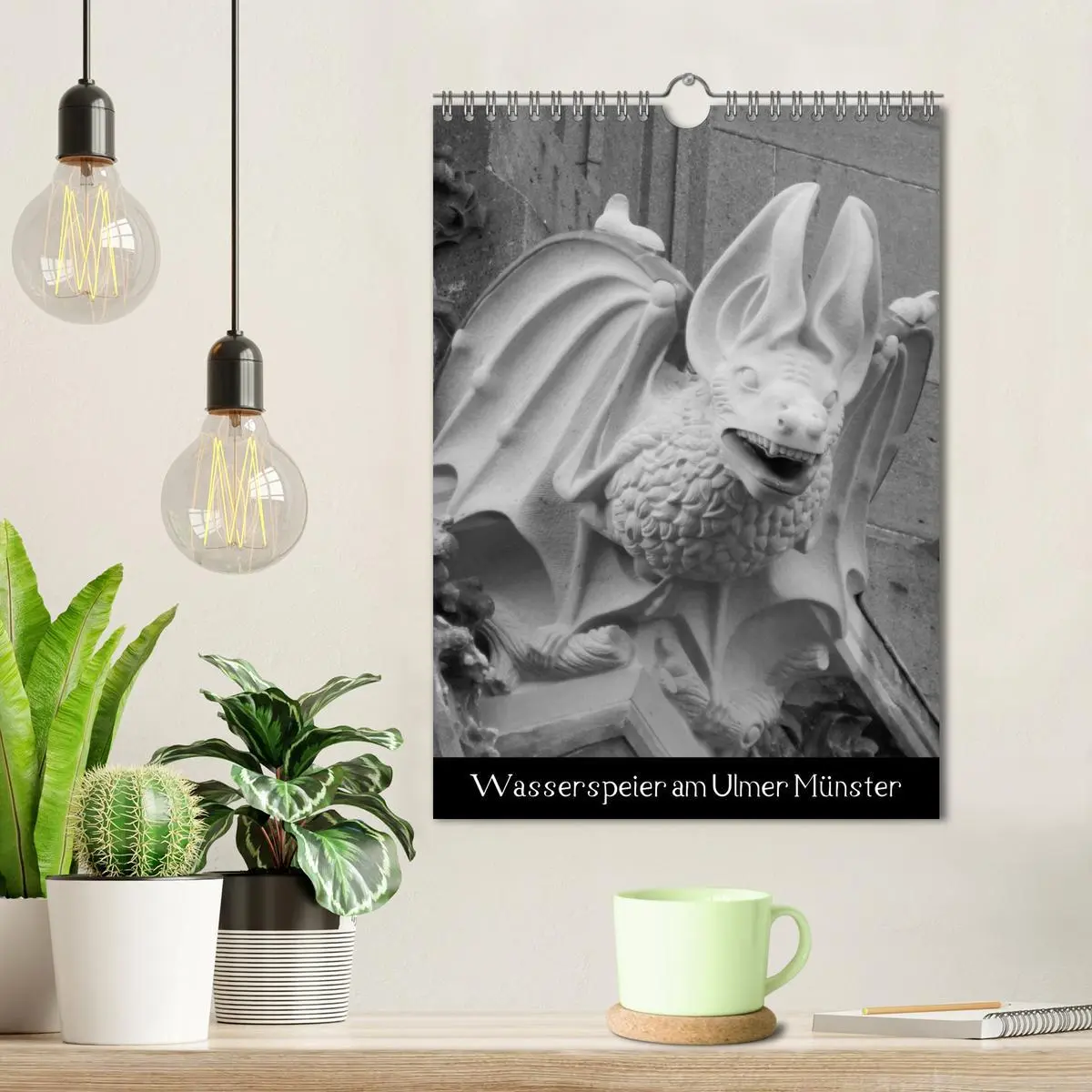 Bild: 9783516486902 | Wasserspeier am Ulmer Münster (Wandkalender 2026 DIN A4 hoch),...