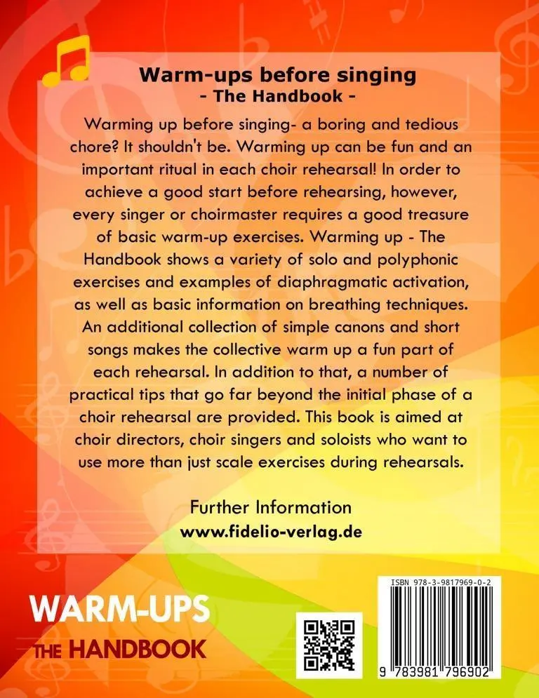 Bild: 9783981796902 | Warm-ups before singing | The Handbook | Benedikt Lorse | Taschenbuch