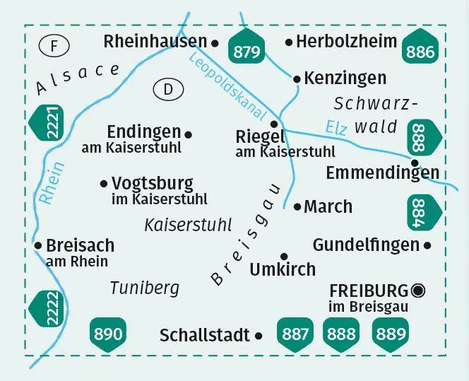 Bild: 9783991216902 | KOMPASS Wanderkarte 883 Kaiserstuhl, Tuniberg, Kenzingen,...