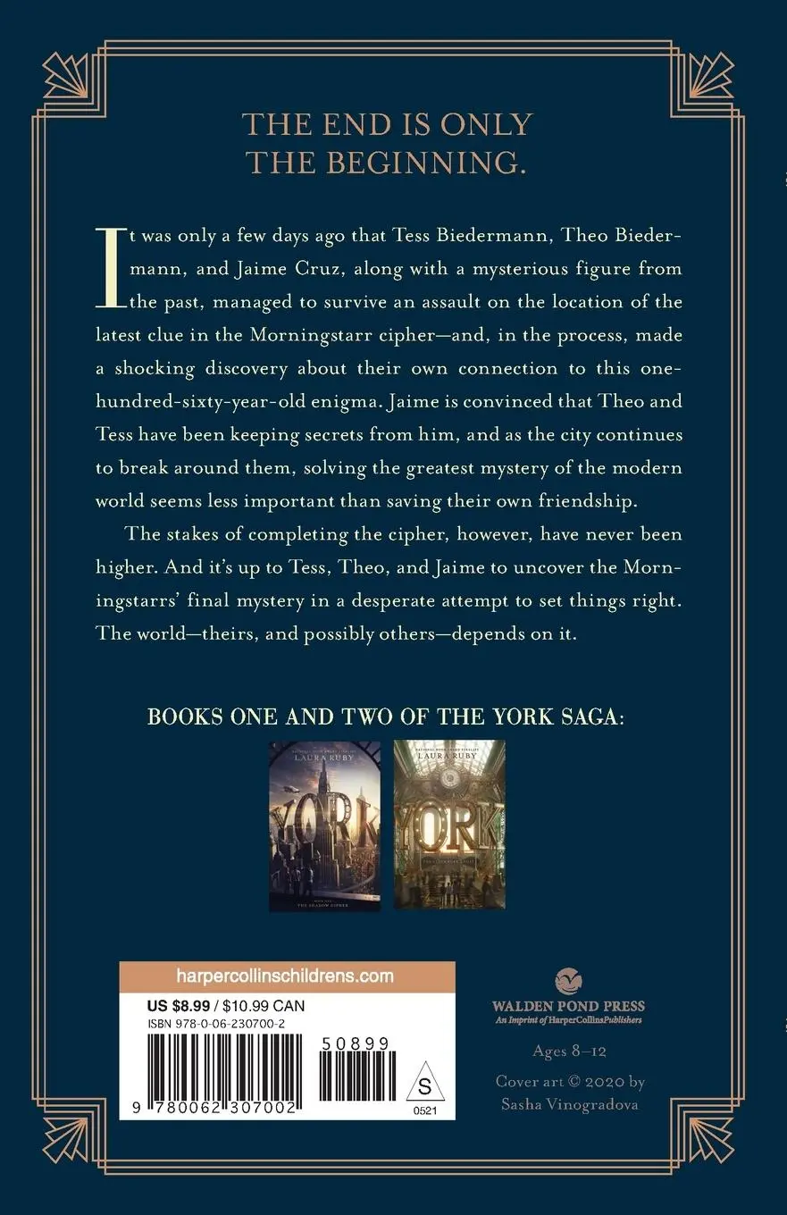 Rückseite: 9780062307002 | York: The Map of Stars | Laura Ruby | Taschenbuch | Englisch | 2021