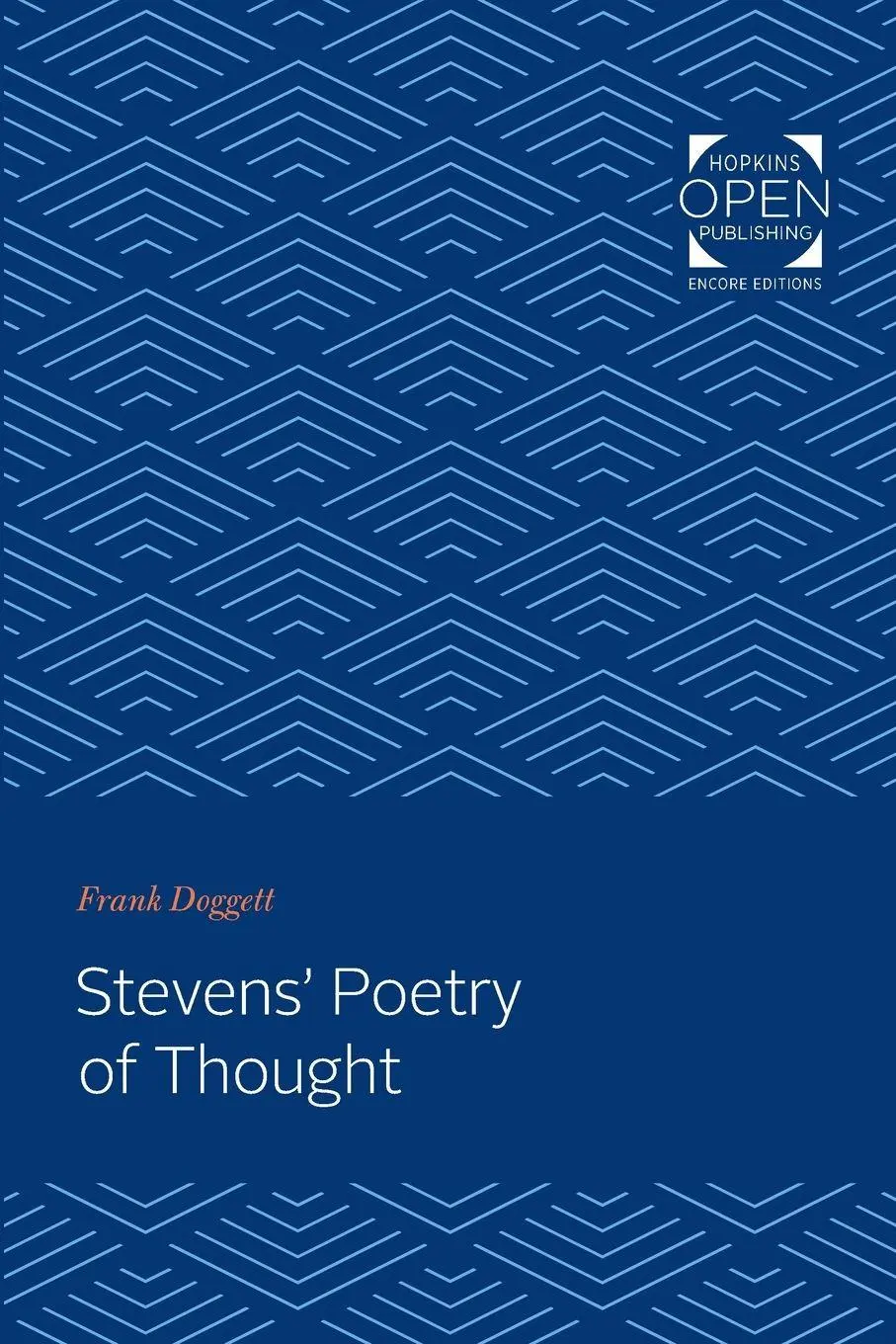 Cover: 9781421437002 | Stevens' Poetry of Thought | Frank Doggett | Taschenbuch | Englisch