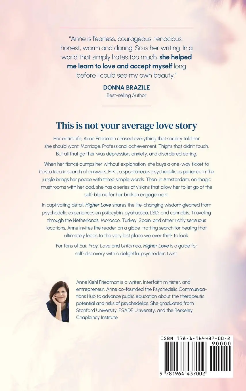 Rückseite: 9781964437002 | Higher Love | A Psychedelic Travel Memoir of Heartbreak and Healing