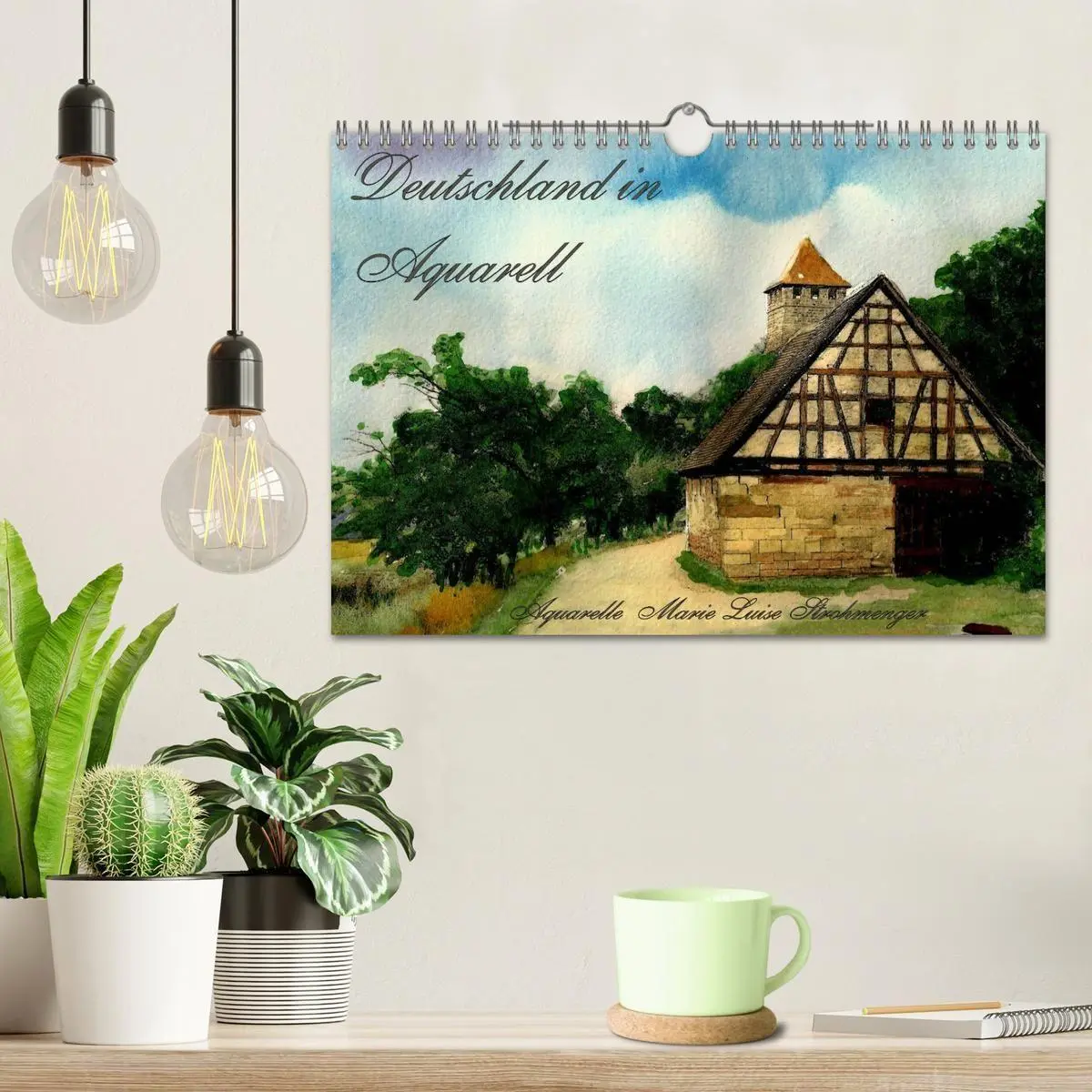 Bild: 9783594117002 | Deutschland in Aquarell (Wandkalender 2027 DIN A4 quer), CALVENDO...