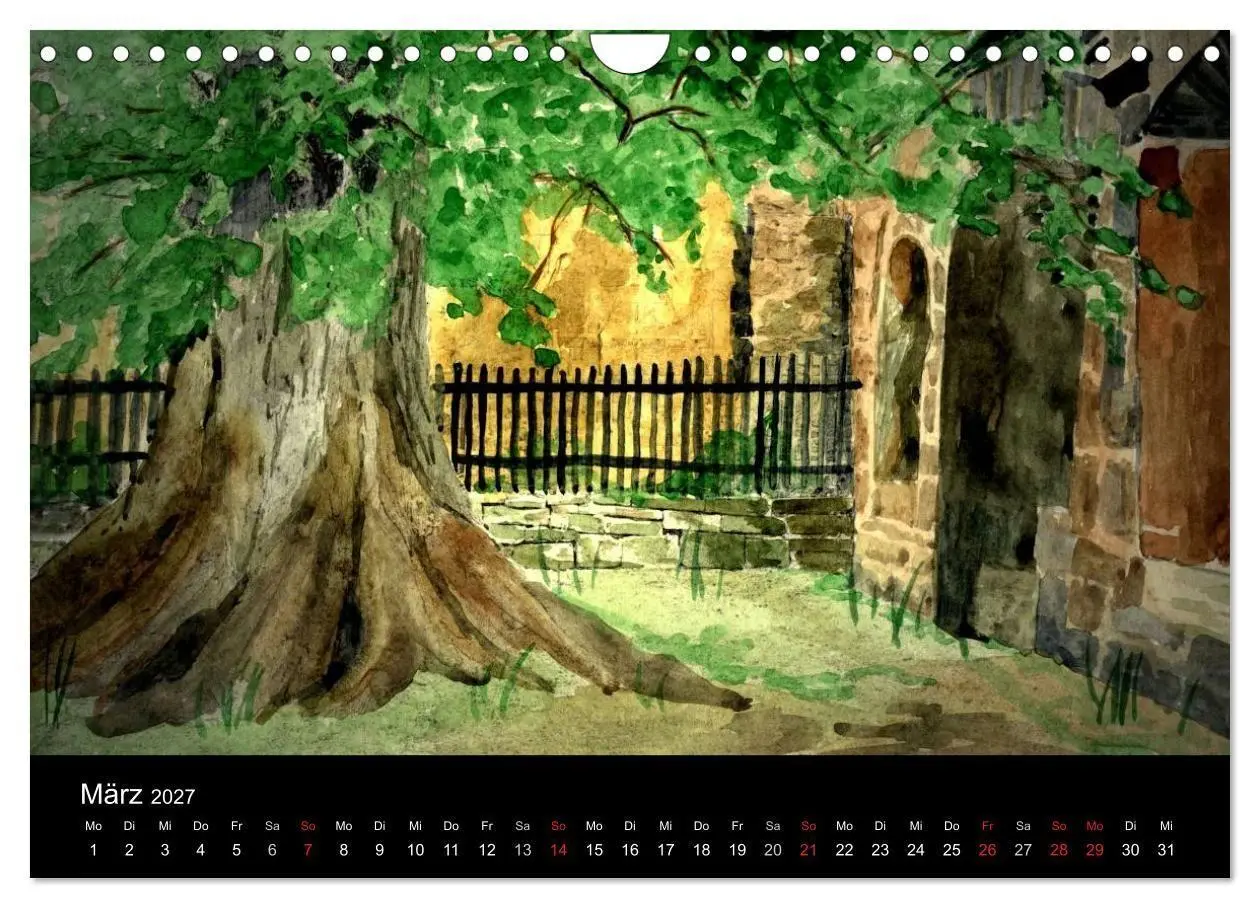 Bild: 9783594117002 | Deutschland in Aquarell (Wandkalender 2027 DIN A4 quer), CALVENDO...