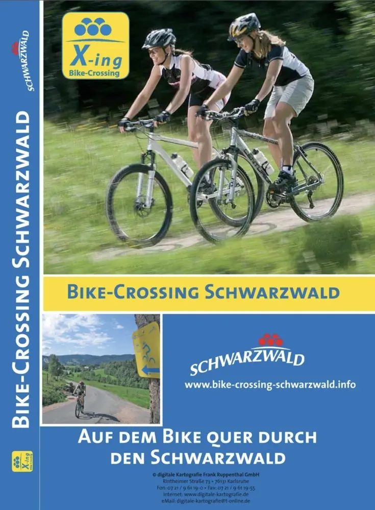 Cover: 9783939657002 | Bike-Crossing Schwarzwald | digitale Kartografie Frank Ruppenthal GmbH