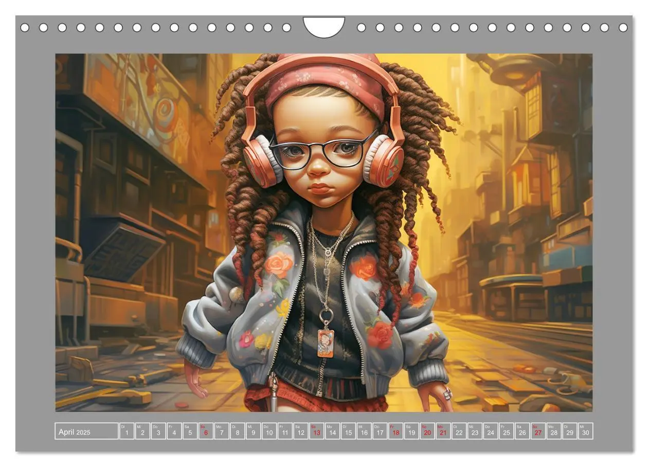 Bild: 9783383857102 | Hip Hop Kids. Ein Jahr voller Style und Groove (Wandkalender 2025...