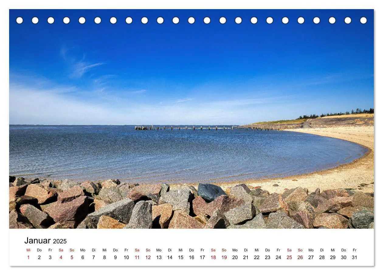 Bild: 9783435017102 | Föhr - Friesische Karibik (Tischkalender 2025 DIN A5 quer),...