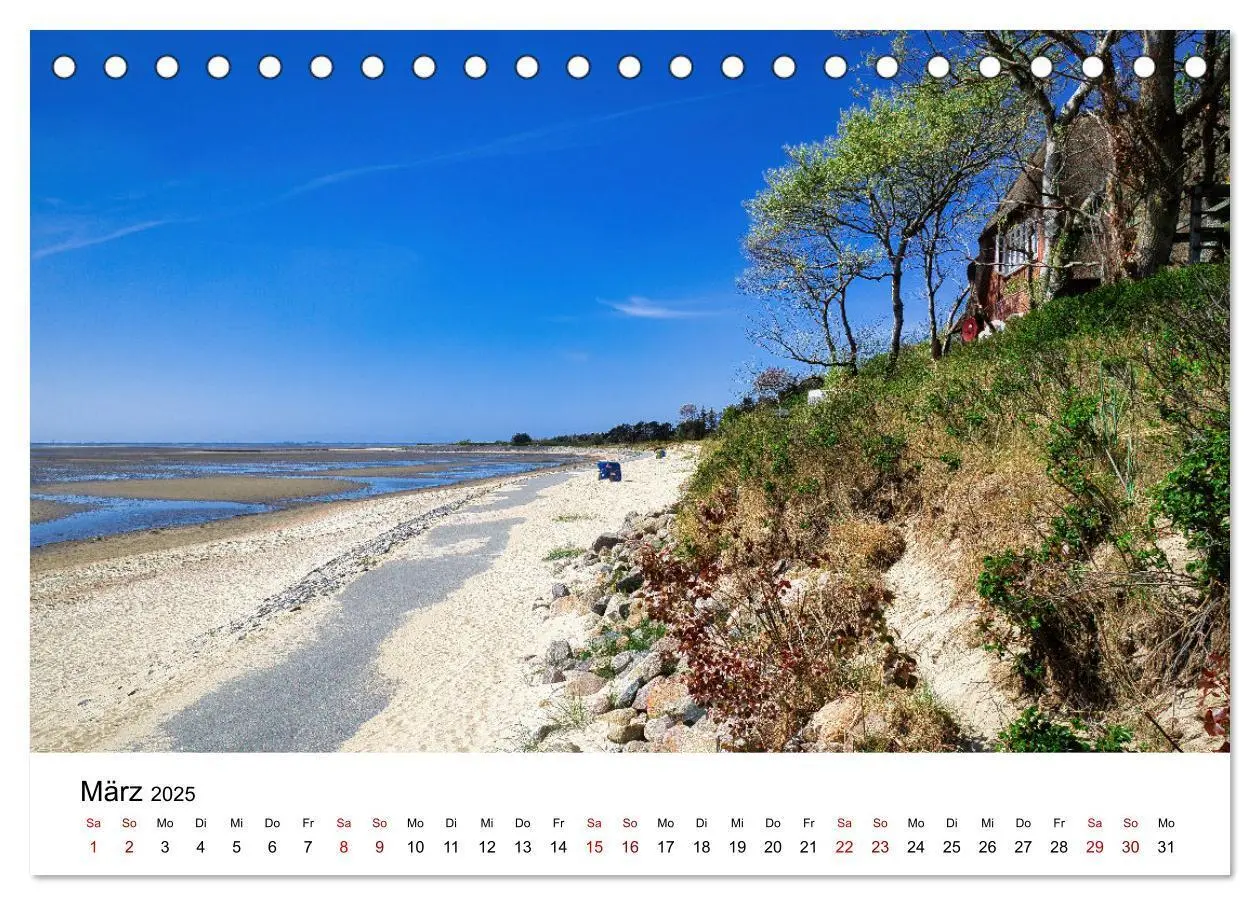Bild: 9783435017102 | Föhr - Friesische Karibik (Tischkalender 2025 DIN A5 quer),...