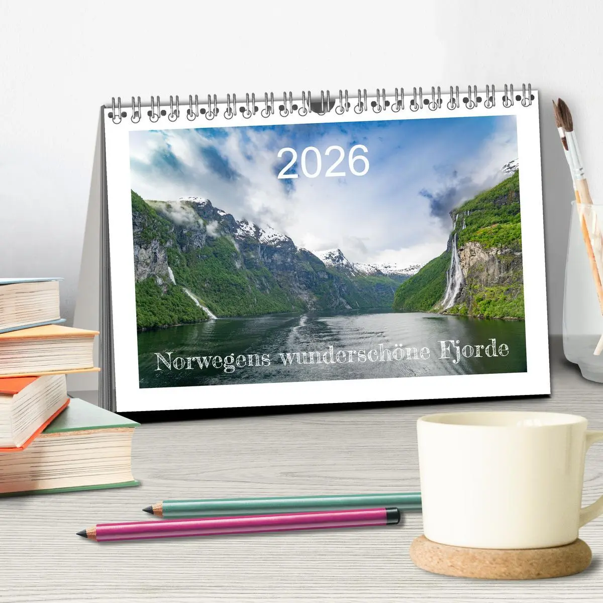 Bild: 9783457417102 | Norwegens wunderschöne Fjorde (Tischkalender 2026 DIN A5 quer),...