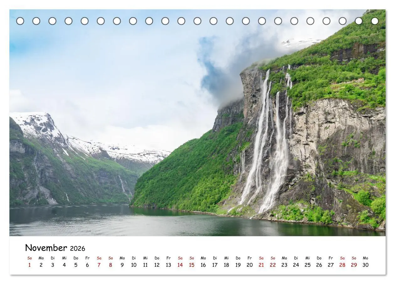 Bild: 9783457417102 | Norwegens wunderschöne Fjorde (Tischkalender 2026 DIN A5 quer),...