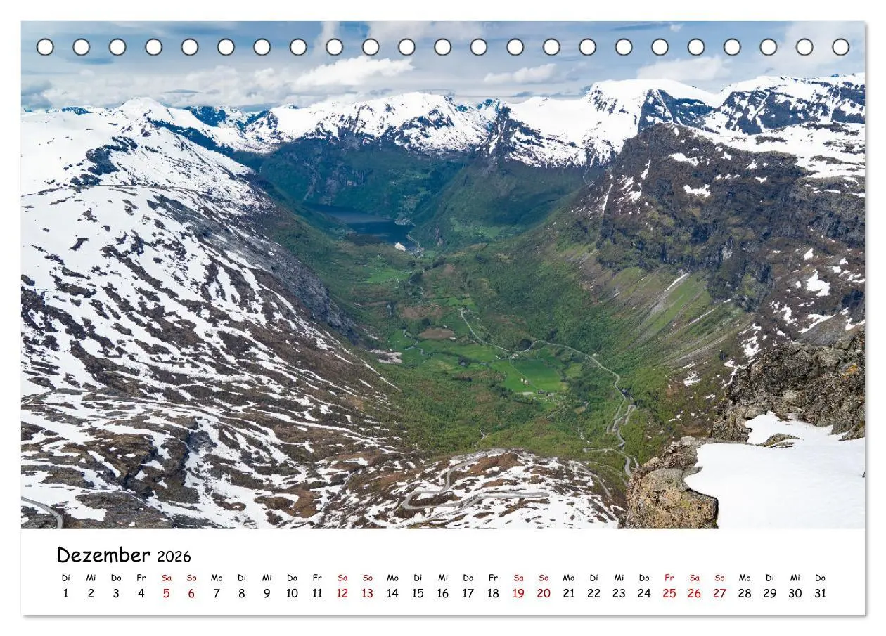 Bild: 9783457417102 | Norwegens wunderschöne Fjorde (Tischkalender 2026 DIN A5 quer),...