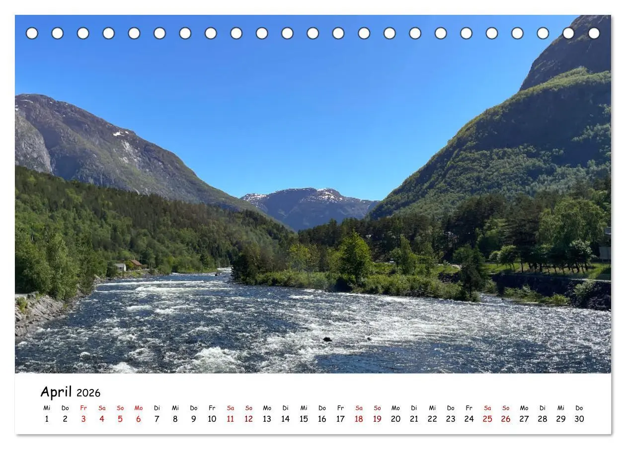 Bild: 9783457417102 | Norwegens wunderschöne Fjorde (Tischkalender 2026 DIN A5 quer),...