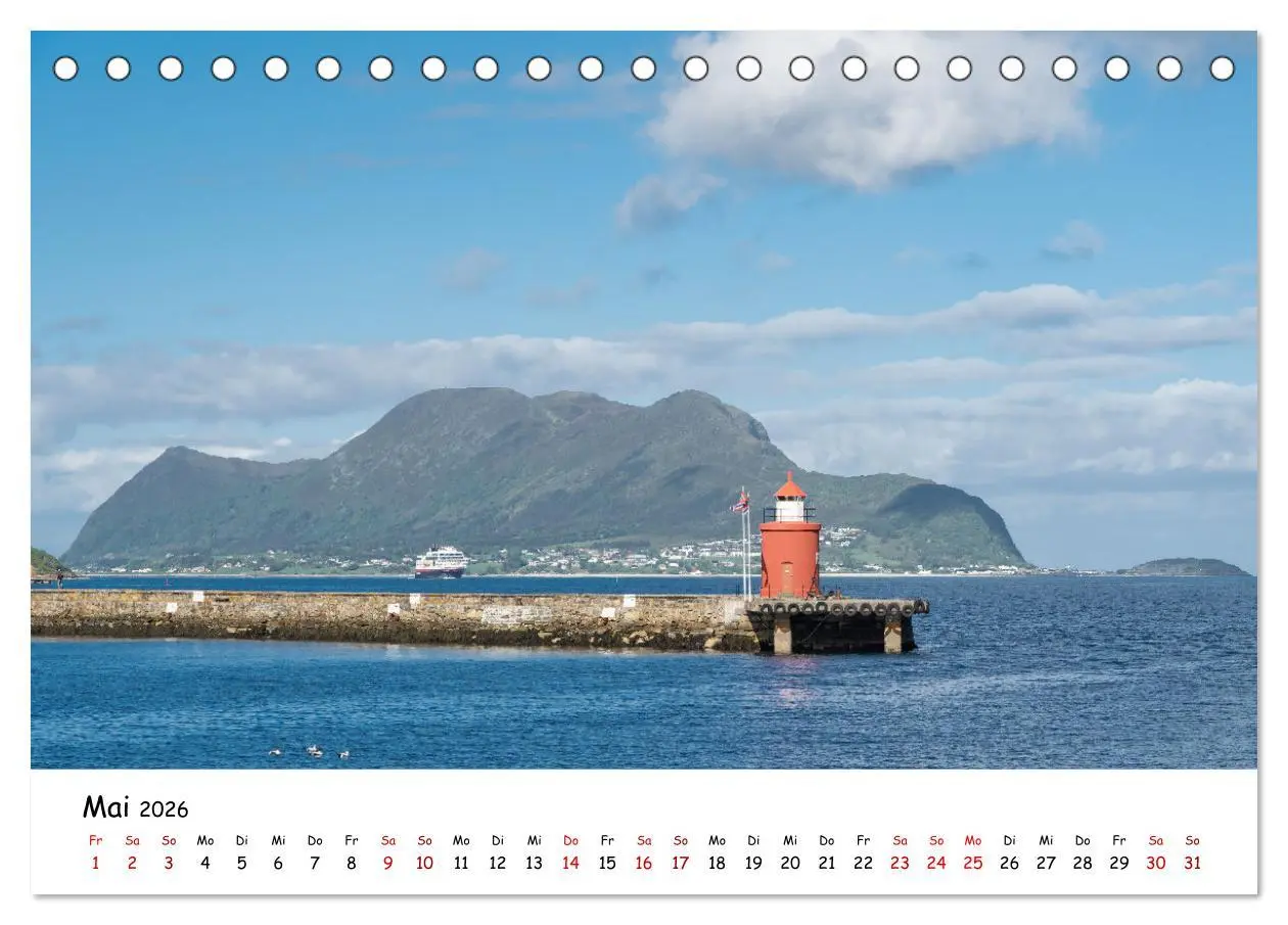 Bild: 9783457417102 | Norwegens wunderschöne Fjorde (Tischkalender 2026 DIN A5 quer),...