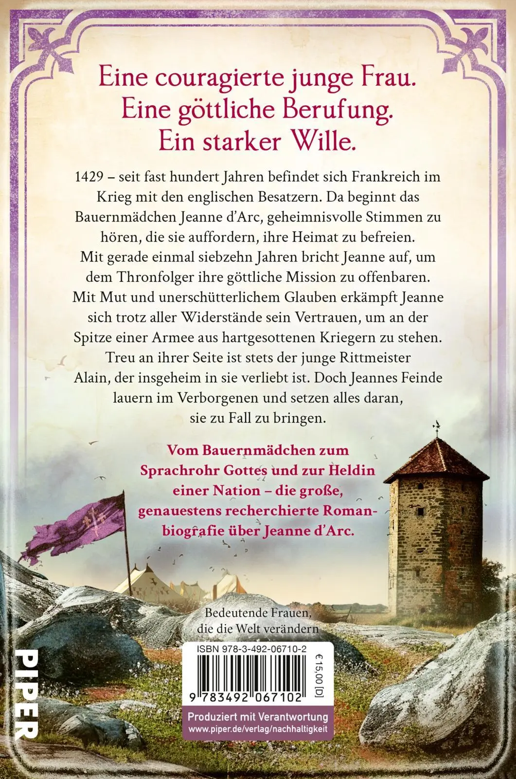Rückseite: 9783492067102 | Die Jungfrau von Orleans | Jørn Precht | Taschenbuch | 432 S. | 2025