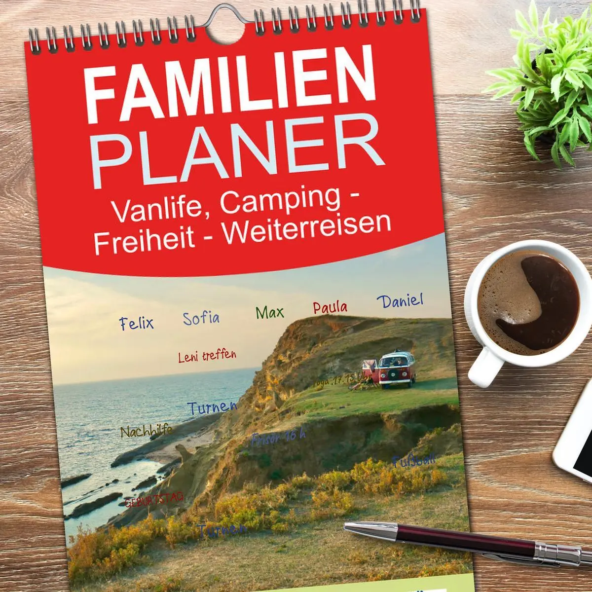 Bild: 9783516507102 | Familienplaner 2026 - Vanlife, Camping - Freiheit - Weiterreisen...