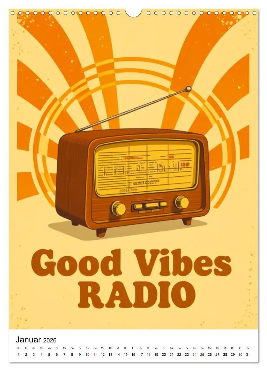 Bild: 9783516747102 | Feel the Groove - Funk &amp; Soul Vintage (Wandkalender 2026 DIN A3...