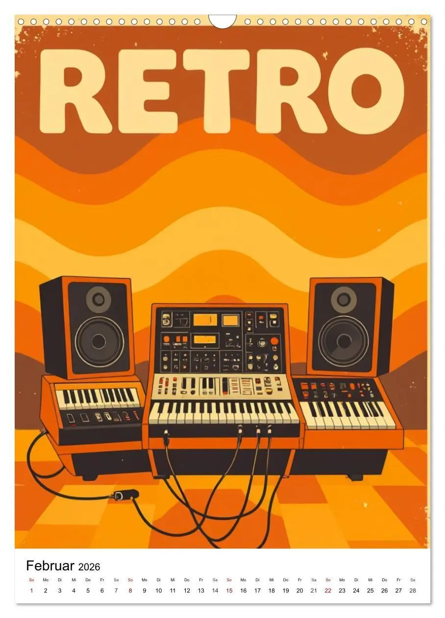 Bild: 9783516747102 | Feel the Groove - Funk &amp; Soul Vintage (Wandkalender 2026 DIN A3...