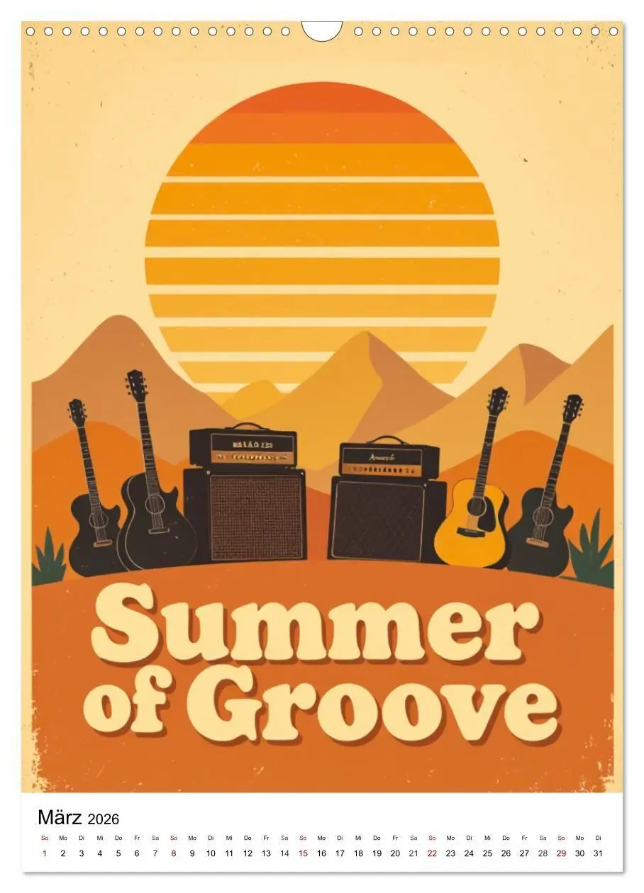 Bild: 9783516747102 | Feel the Groove - Funk &amp; Soul Vintage (Wandkalender 2026 DIN A3...