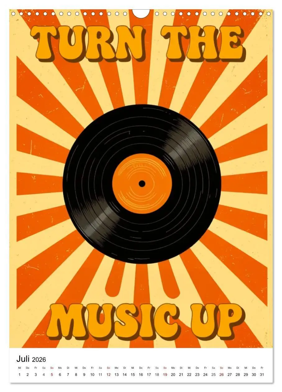 Bild: 9783516747102 | Feel the Groove - Funk &amp; Soul Vintage (Wandkalender 2026 DIN A3...