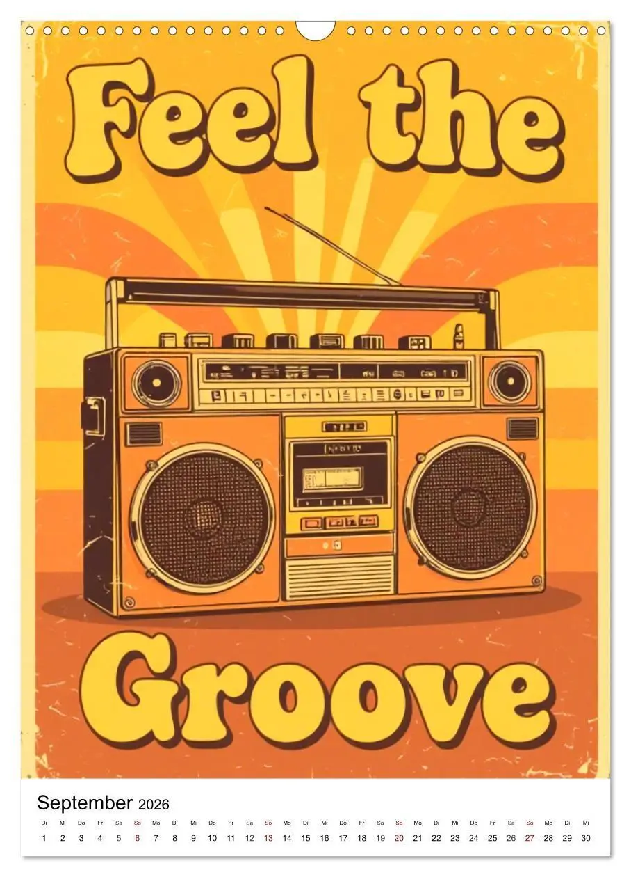 Bild: 9783516747102 | Feel the Groove - Funk &amp; Soul Vintage (Wandkalender 2026 DIN A3...