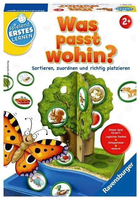 Cover: 4005556247202 | Ravensburger 24720 - Was passt wohin? - Zuordnungsspiel für die...