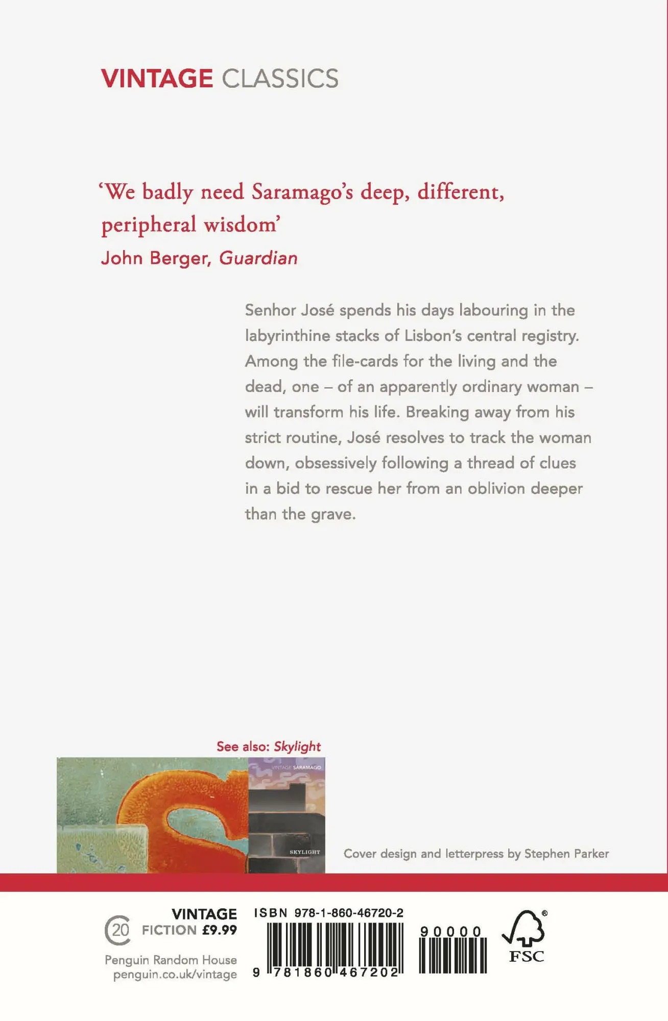 Rückseite: 9781860467202 | All The Names | Jose Saramago | Taschenbuch | Kartoniert / Broschiert
