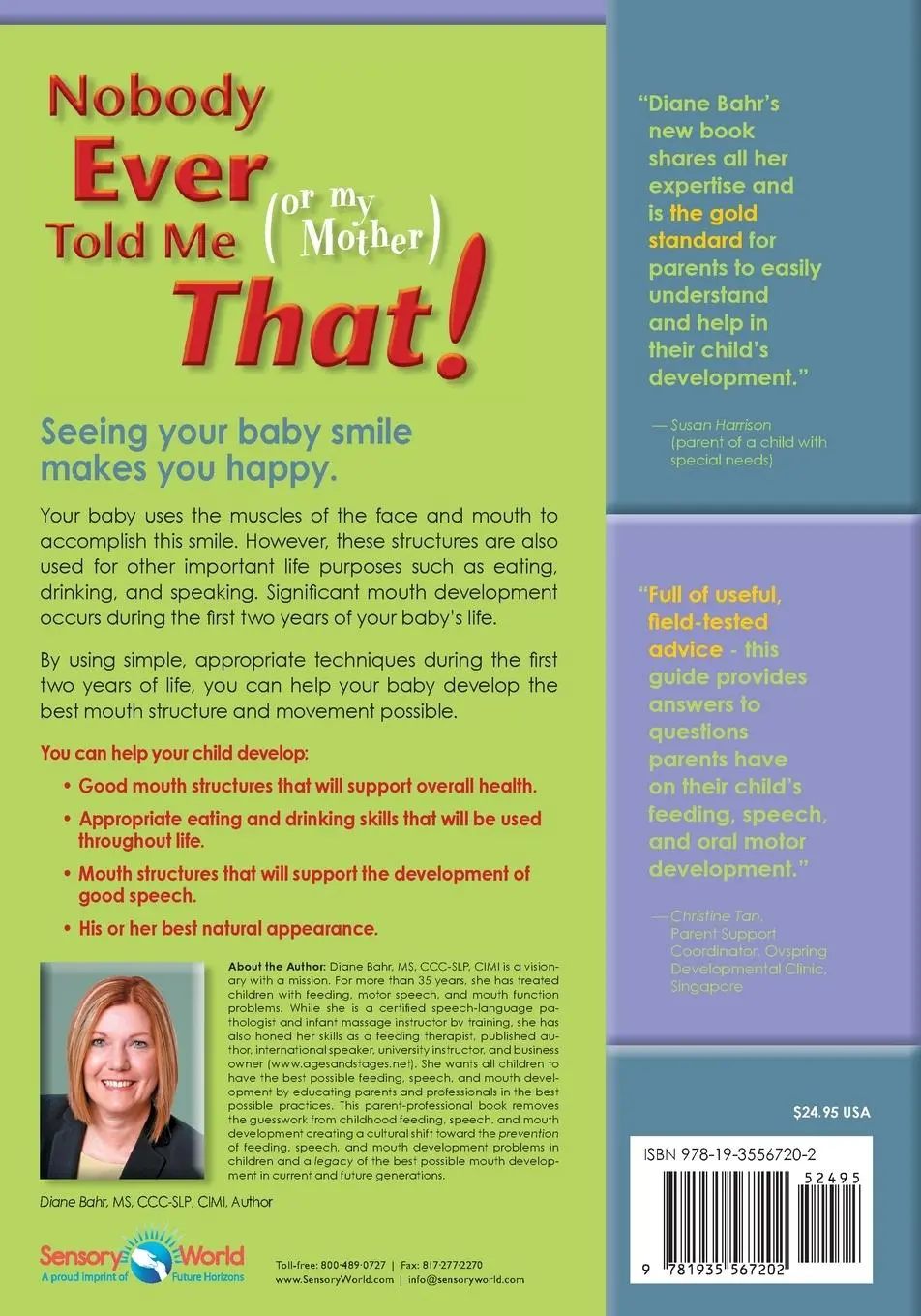 Rückseite: 9781935567202 | Nobody Ever Told Me (or My Mother) That! | Diane Bahr | Taschenbuch