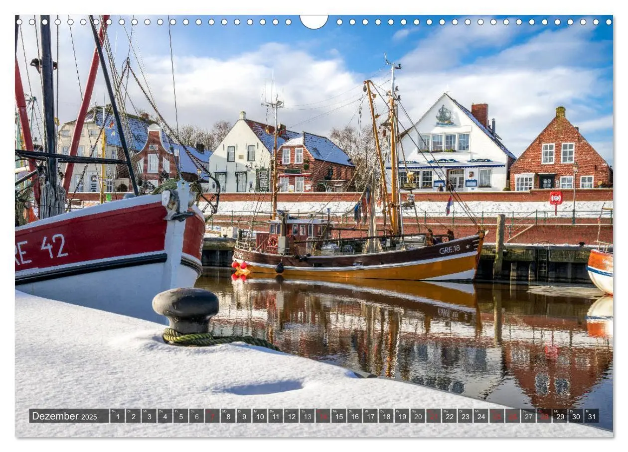 Bild: 9783435487202 | Malerisches Greetsiel (Wandkalender 2025 DIN A3 quer), CALVENDO...