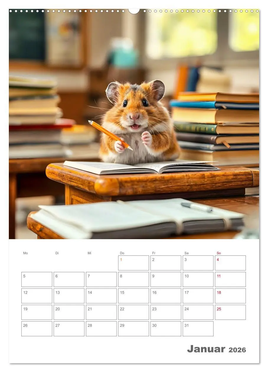 Bild: 9783457267202 | School Hamster - Eifrige KI Hamster präsentieren ihre Hamsterschule...