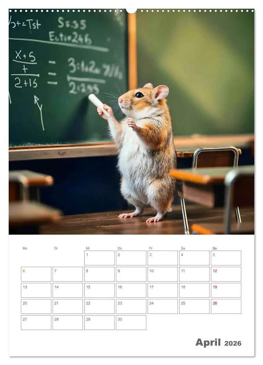 Bild: 9783457267202 | School Hamster - Eifrige KI Hamster präsentieren ihre Hamsterschule...