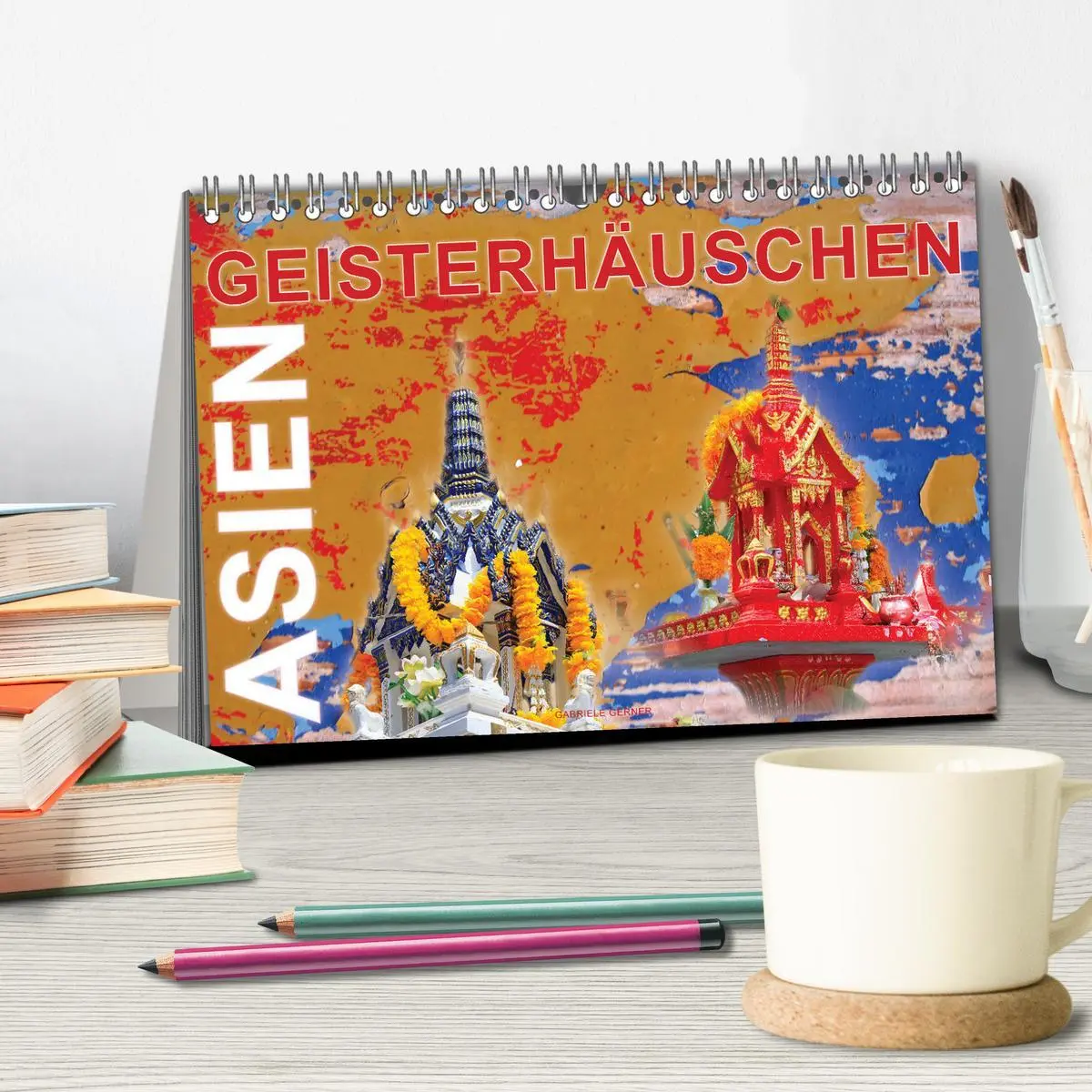 Bild: 9783457337202 | Asien Geisterhäuschen (Tischkalender 2026 DIN A5 quer), CALVENDO...