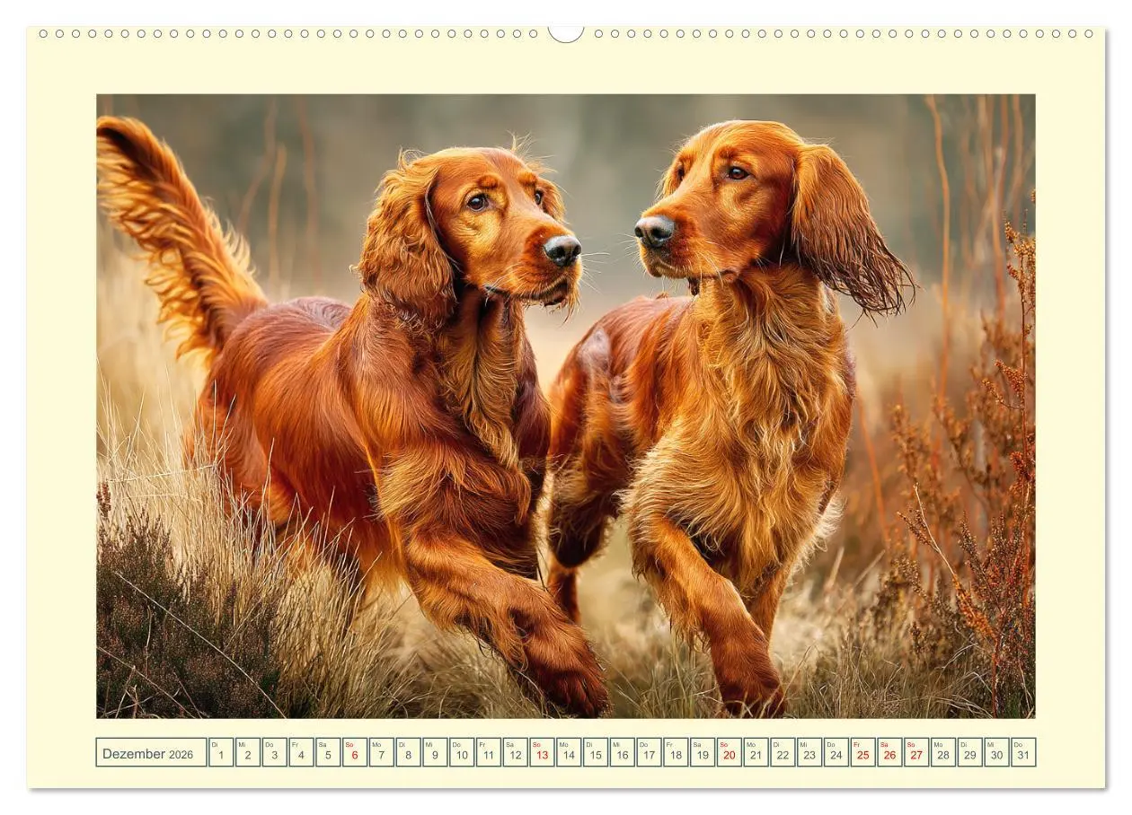 Bild: 9783457647202 | Irish Red Setter. Wo noble Eleganz auf Tatendrang trifft...