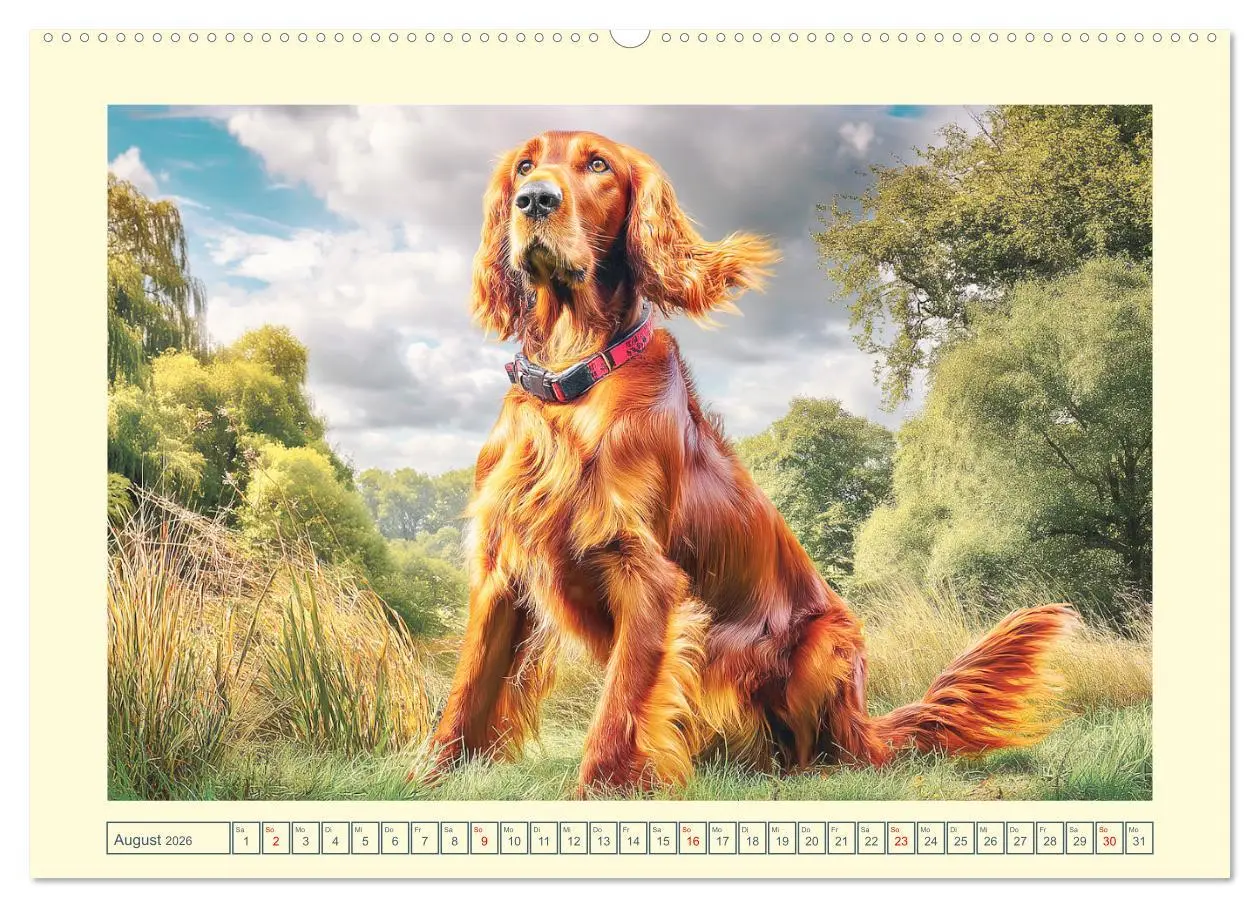 Bild: 9783457647202 | Irish Red Setter. Wo noble Eleganz auf Tatendrang trifft...