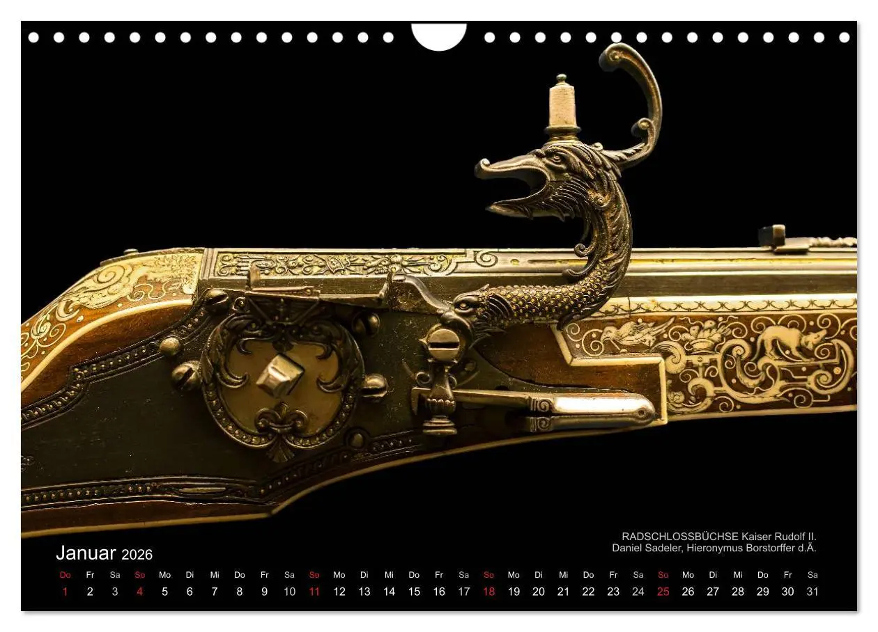 Bild: 9783457957202 | Historische Rüstungen und Waffen (Wandkalender 2026 DIN A4 quer),...