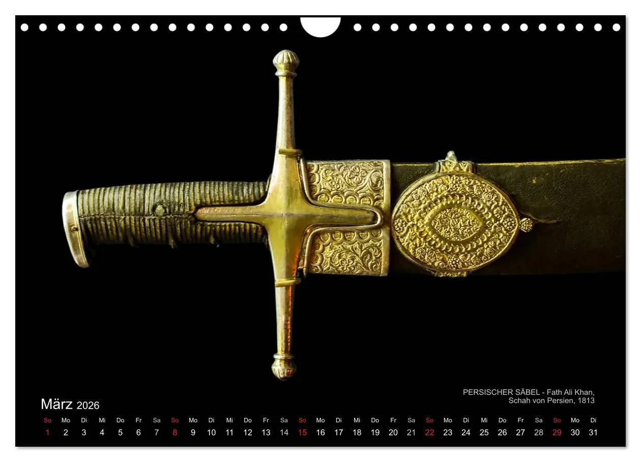 Bild: 9783457957202 | Historische Rüstungen und Waffen (Wandkalender 2026 DIN A4 quer),...