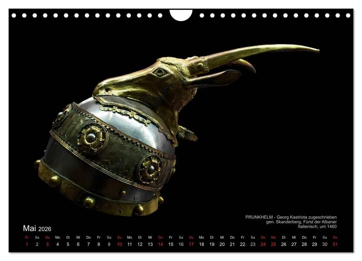Bild: 9783457957202 | Historische Rüstungen und Waffen (Wandkalender 2026 DIN A4 quer),...