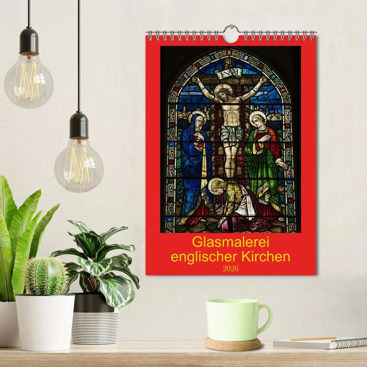 Bild: 9783516287202 | Glasmalerei englischer Kirchen (Wandkalender 2026 DIN A4 hoch),...