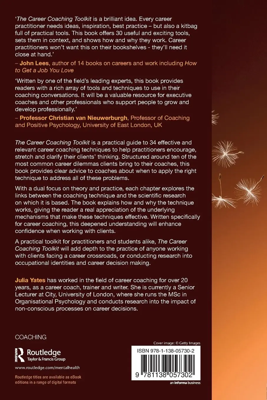 Rückseite: 9781138057302 | The Career Coaching Toolkit | Julia Yates | Taschenbuch | Englisch