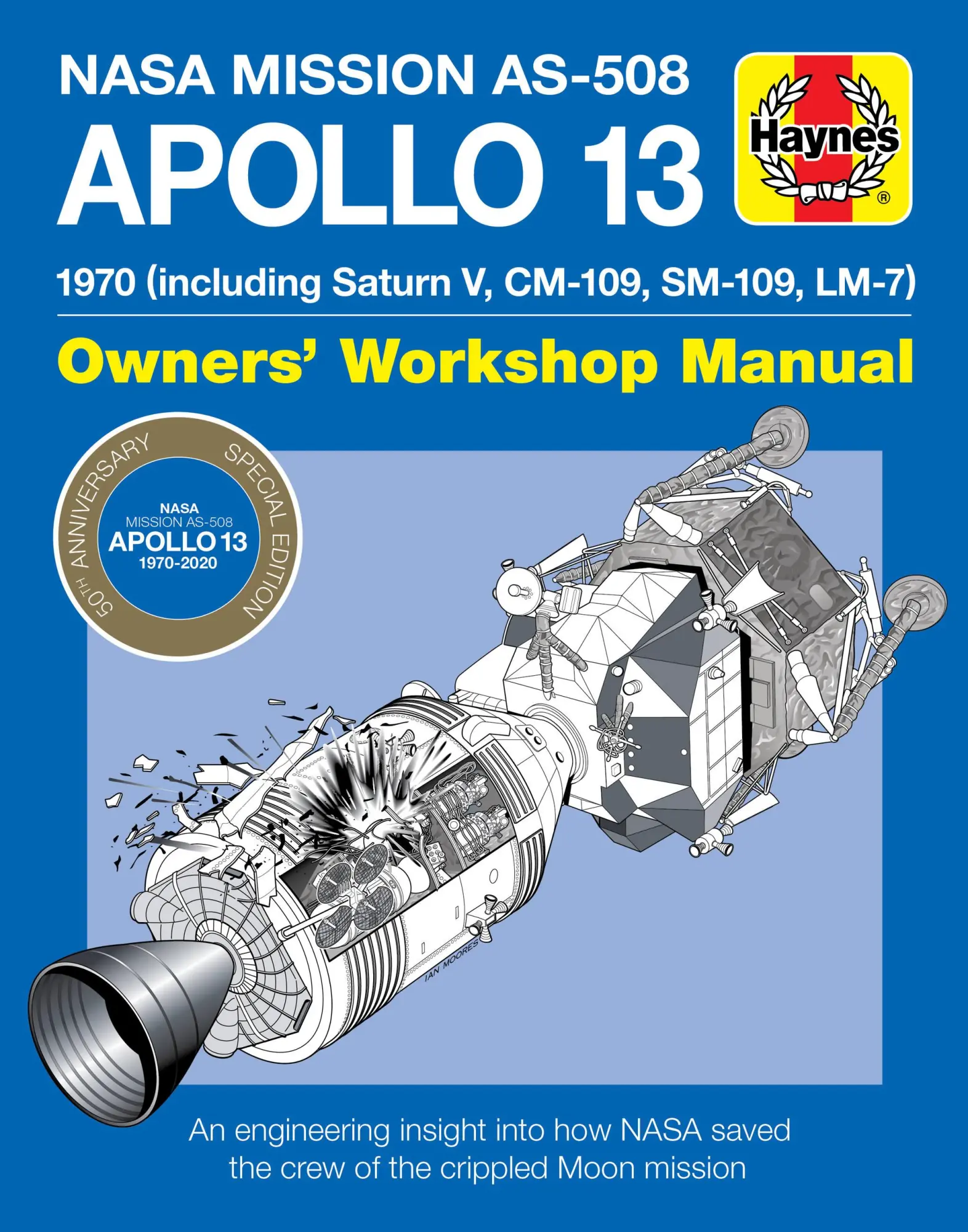 Cover: 9781785217302 | NASA Mission As-508 Apollo 13 Owners' Workshop Manual | David Baker