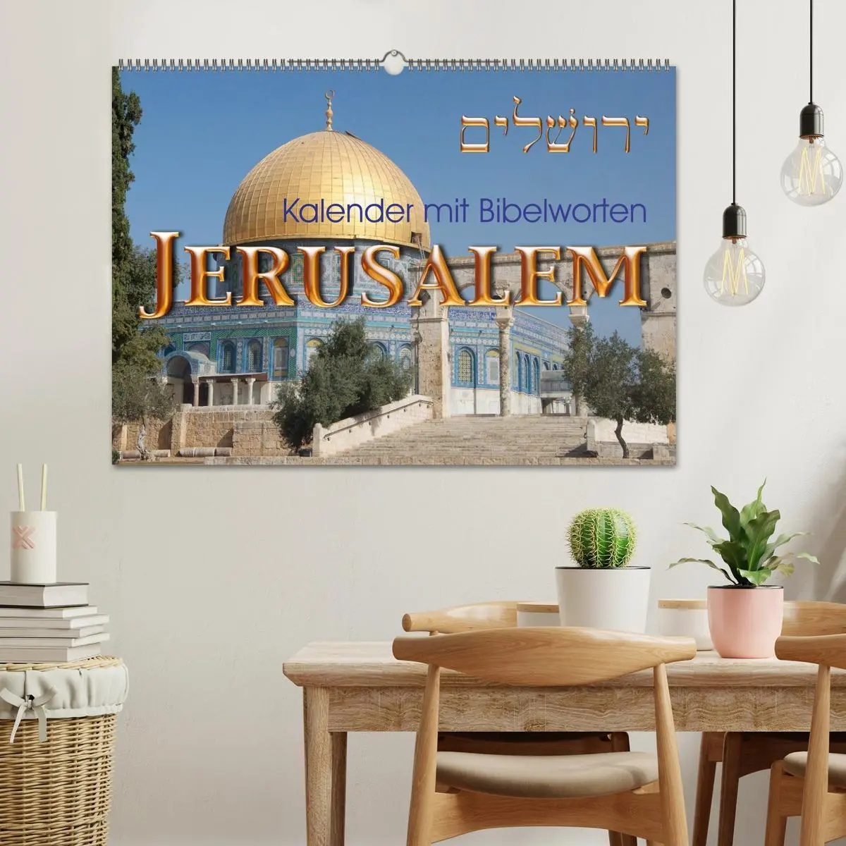 Bild: 9783516107302 | Jerusalem. Kalender mit Bibelworten (Wandkalender 2026 DIN A2...
