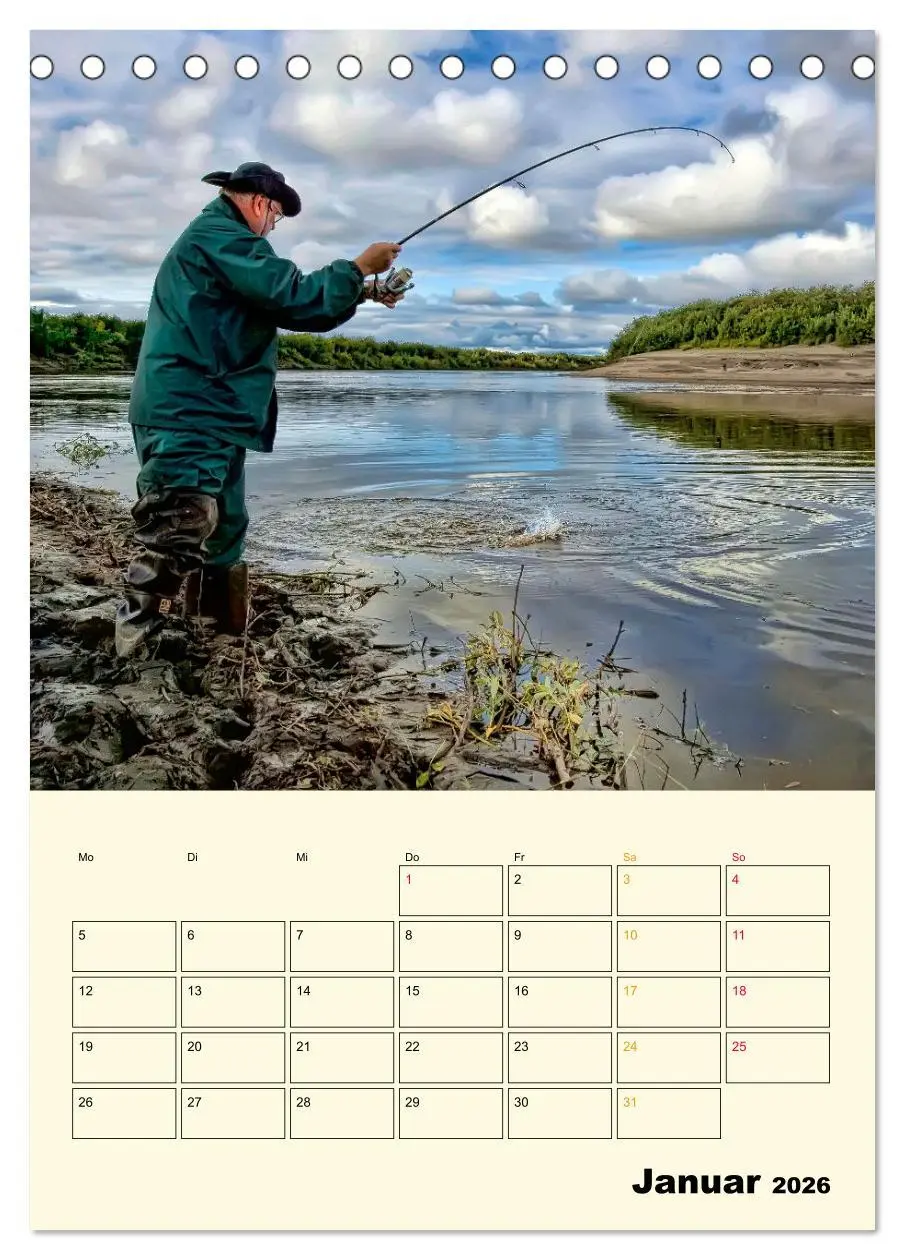 Bild: 9783516347302 | Angeln - extrem faszinierend (Tischkalender 2026 DIN A5 hoch),...