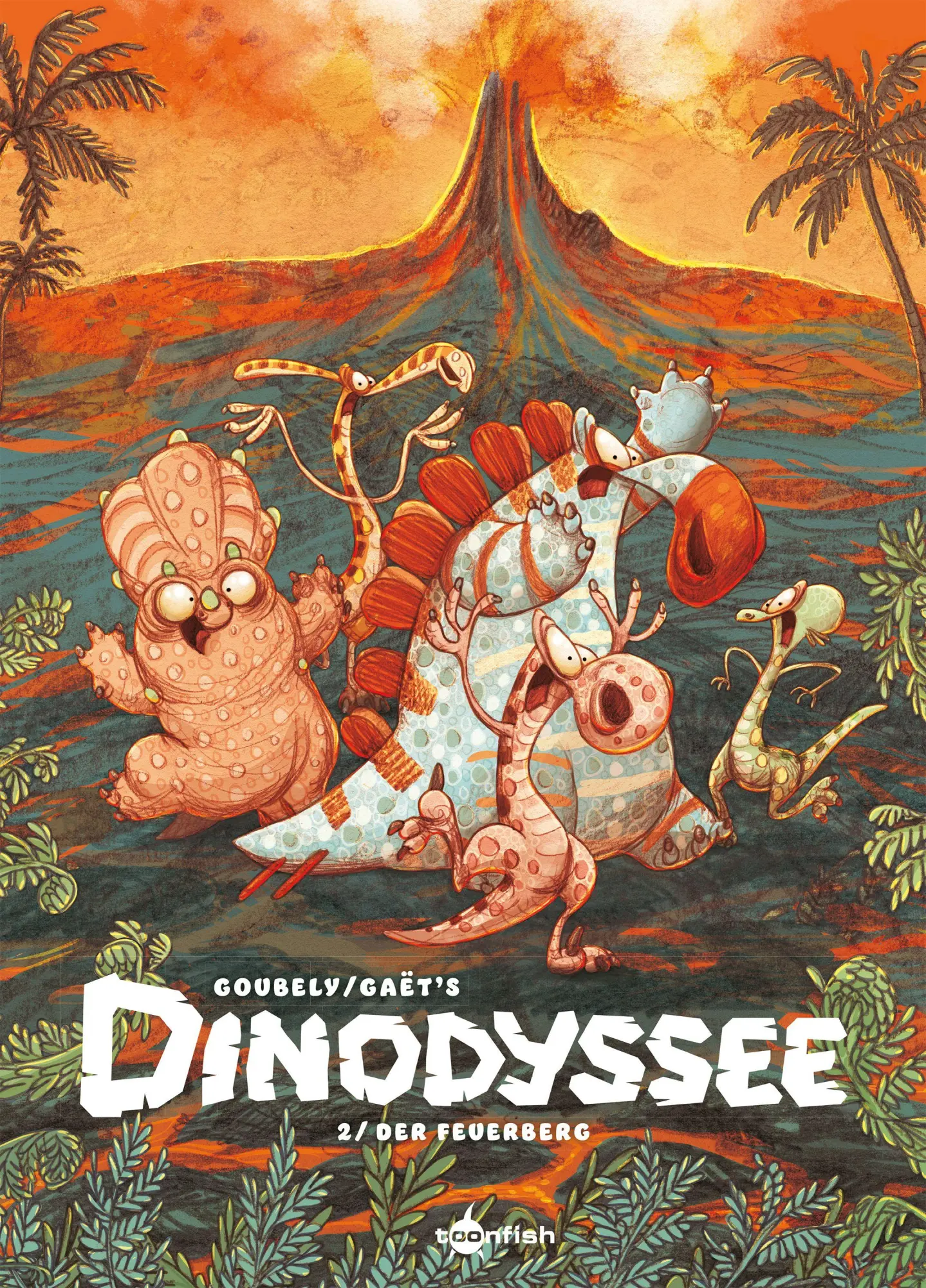 Cover: 9783987217302 | Dinodyssee. Band 2 | Der Feuerberg | Gaet'S | Buch | 56 S. | Deutsch