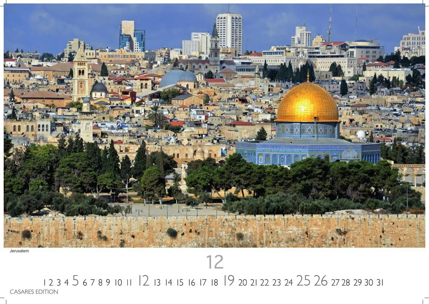 Bild: 9781835247402 | Israel Kalender 2027 - Wandkalender Fotokalender Orient 24x35cm -...