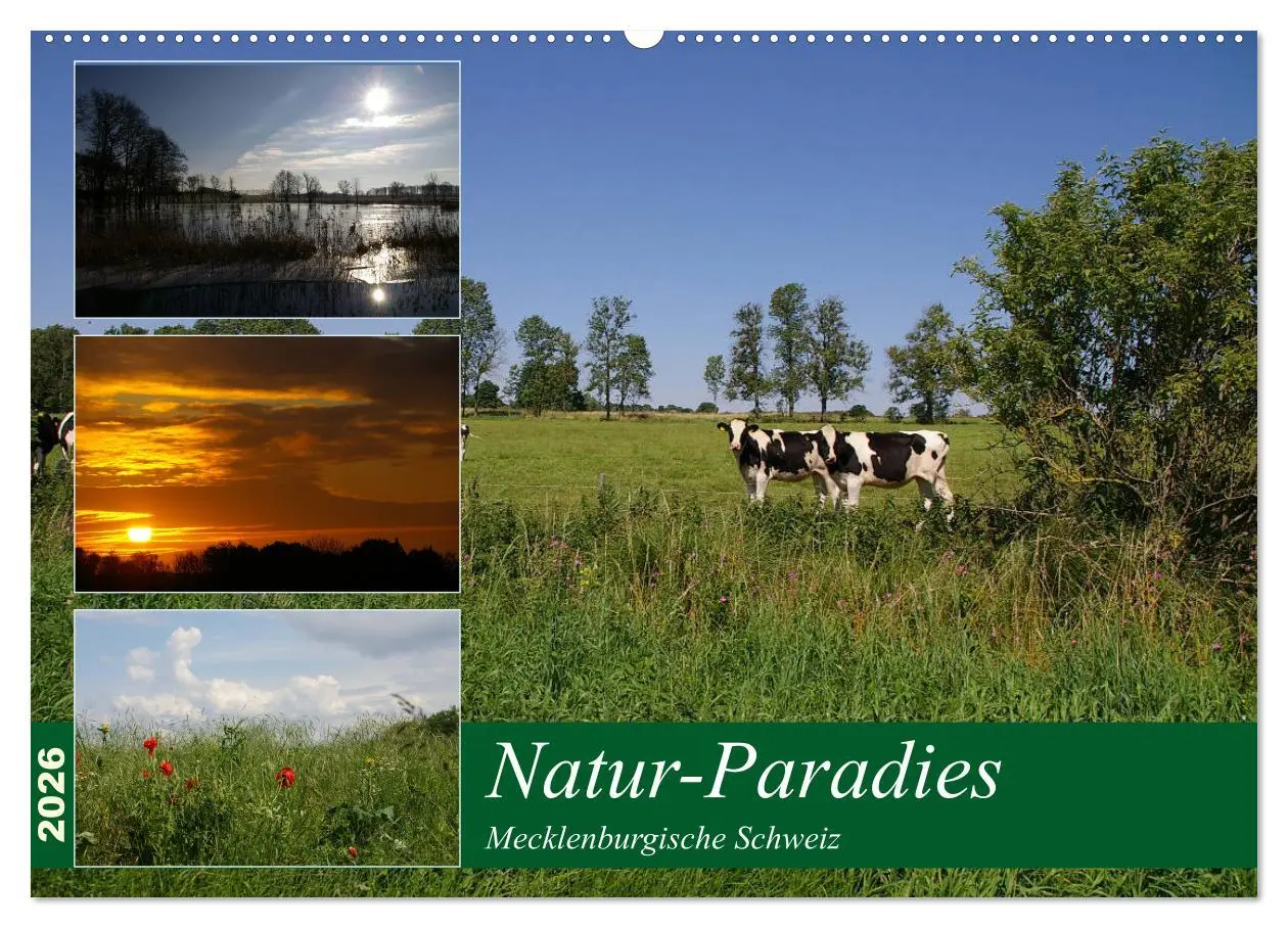 Cover: 9783457937402 | Natur-Paradies Mecklenburgische Schweiz (Wandkalender 2026 DIN A2...