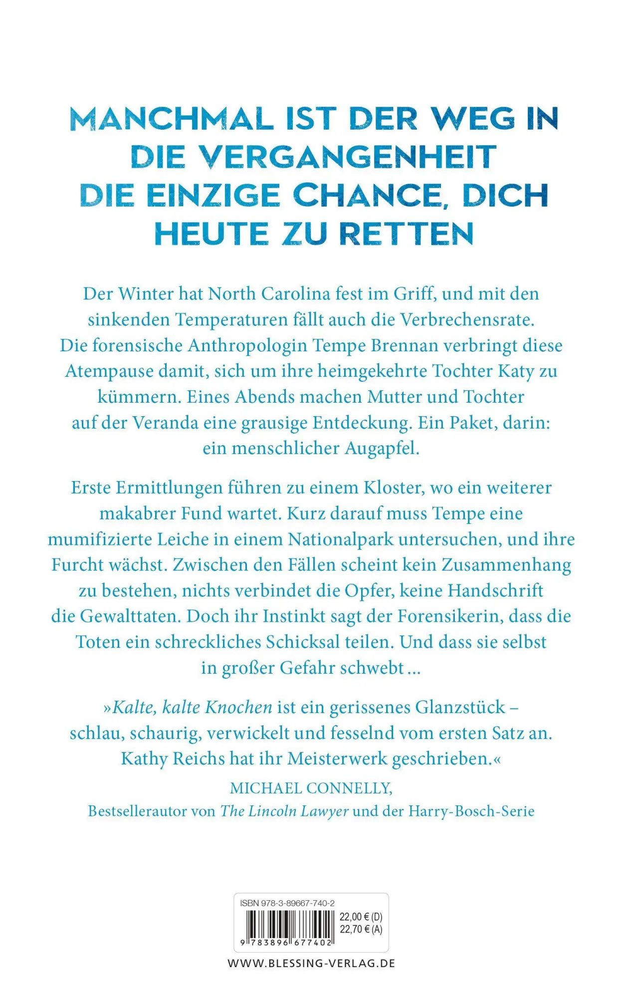 Bild: 9783896677402 | Kalte, kalte Knochen | Ein neuer Fall für Tempe Brennan | Kathy Reichs
