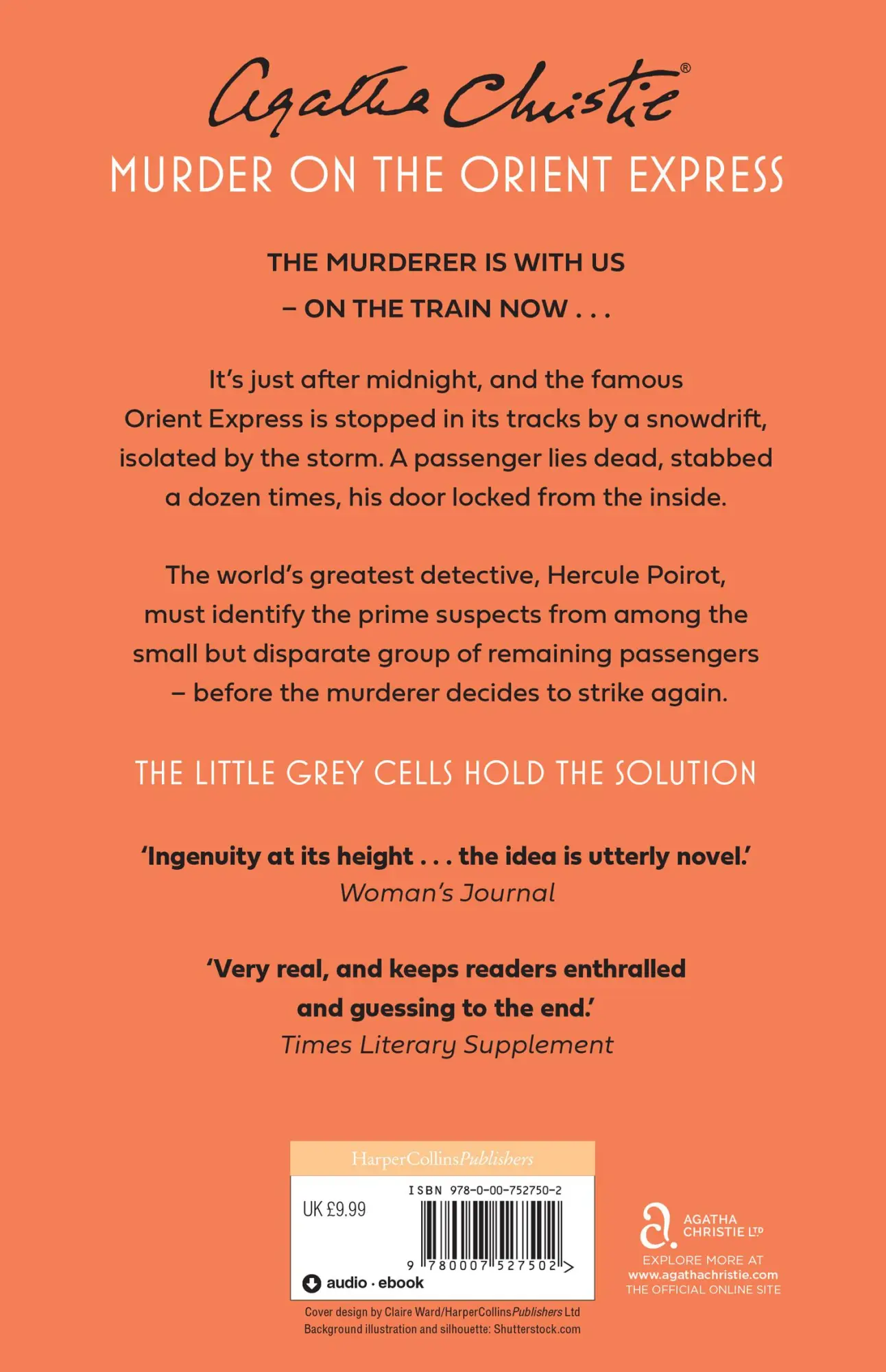 Rückseite: 9780007527502 | Murder on the Orient Express | Agatha Christie | Taschenbuch | Poirot